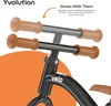 Yvolution balance bike Yvelo Junior Air nero - sella e Anteprima dell’immagine prodotto 3