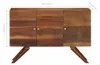 vidaXL Sideboard Braun Altholz Massiv 110x30x75 cm Produktbild-Vorschau 7
