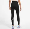 Nike W Nsw Nk Clsc Gx Hr Tght Swsh Black/White M Produktbild-Vorschau 14