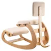 Ergonomische knielstoel, houten stoel voor een goede Productafbeelding-voorbeeld 1