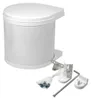 A white trash can with its accessories on a white background. Náhled obrázku produktu