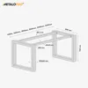 A diagram of a table base with dimensions. Anteprima dell’immagine prodotto