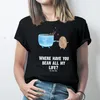 Mr. & Mrs. Panda Größe M T-Shirt Kaffee Bohne - Schwarz - Produktbild-Vorschau 3