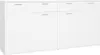 vidaXL Príborník biely 160x36x75 cm Materiál dreva Náhľad obrázku produktu 2