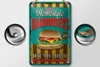 Blechschild Essen 12x18cm Hamburgers enjoy our Homestyle Produktbild-Vorschau 2