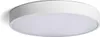 A white, round LED ceiling light is shown against a white background. Produktbild-Vorschau