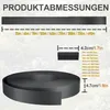 ACXIN PVC Sichtschutzstreifen für Doppelstabmattenzaun Produktbild-Vorschau 2