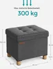 SONGMICS Sitzhocker, 29L, klappbare Sitztruhe, Produktbild-Vorschau 5