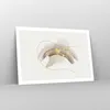 Poster - Poster ohne Rahmen - Braun Abstraktion Gold - Produktbild-Vorschau 7