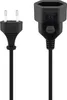 goobay Verlängerungskabel Eurostecker schwarz 3 m Náhľad obrázku produktu 1