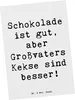 Mr. & Mrs. Panda Postkarte Spruch Großvaters Kekse - Weiß - Produktbild-Vorschau 1