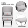 M MCombo Ohrensessel mit Hocker, Polstersessel Relaxsessel Produktbild-Vorschau 7