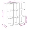 vidaXL Raumteiler-Bücherregal Weiß 102x29x103,5 cm Produktbild-Vorschau 8