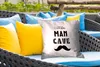 MuchoWow® Outdoor Kissen - Zitate - Kleine Männerhöhle - Produktbild-Vorschau 4