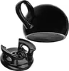 A black ceramic teapot and its lid are shown against a white background. Anteprima dell’immagine prodotto