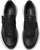 A top-down view of a pair of black Clarks sneakers. Podgląd zdjęcia produktu