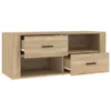 vidaXL Szafka pod TV dąb sonoma 100x35x40 cm materiał Podgląd zdjęcia produktu 6