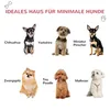PawHut Hundehütte Outdoor Hundehaus mit Dachluke für kleine Produktbild-Vorschau 4