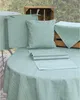 Kissen-Bezug Outdoor einfarbig türkis blau wetterfest 40x40 Produktbild-Vorschau 6