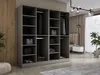 Kleiderschrank, Platingrau, 2 x 100 x 200 x 51 cm Produktbild-Vorschau 4