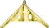 A single gold-colored furniture foot, shaped like a triangular bracket, is shown against a white background. Náhľad obrázku produktu