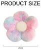 Plüsch Blumen Sitzkissen Boden Kissen 35x35cm Blumen Produktbild-Vorschau 2