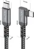 deleyCON 1m 240W USB-C Kabel Winkel 90 Grad Produktbild-Vorschau 2