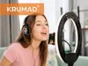 Anello luminoso LED KRUMAD con treppiede e supporto per Anteprima dell’immagine prodotto 2