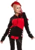 Bye Bye Kitty Kapuzenjacke Damen Star Kitty schwarz/rot XL Produktbild-Vorschau 10