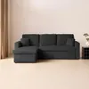 sweeek - Ecksofa mit Schlaffunktion, Cord-Bezug, breit Produktbild-Vorschau 5