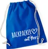 Huuraa Turnbeutel Backpacker mit Herz 12 Liter Bright Royal Produktbild-Vorschau 1
