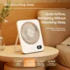 Mini ventilatore portatile Zimilo con 3 velocità, display Anteprima dell’immagine prodotto 2