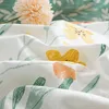 Bettwäsche mit Blumenmuster 100% Baumwolle 135x200cm Produktbild-Vorschau 3
