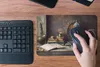 MuchoWow® Mauspad Mousepad Buch - Stilleben - Walnuss - Produktbild-Vorschau 4