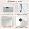 COSTWAY Schreibtisch L Form, 150x150x76 cm Eckschreibtisch Produktbild-Vorschau 7