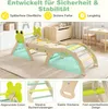 COSTWAY Zestaw 3 elementów do wspinaczki w pomieszczeniach, Podgląd zdjęcia produktu 5
