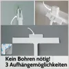 DEKAZIA® Duschabzieher Weiß Silikon – Abzieher Dusche mit Produktbild-Vorschau 11