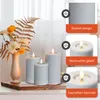 Meisterhome® Lot de 3 bougies LED sans flamme Rustik avec Voir les images du produit 7