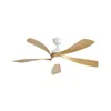AIORBER 52 Zoll Deckenventilator weiß mit dimmbarem Produktbild-Vorschau 1