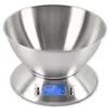 Küchenwaage Digital mit edelstahl schüssel mit LCD Display, Produktbild-Vorschau 2
