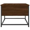 vidaXL Table basse marron imitation chêne 51x51x40 cm Bois Voir les images du produit 7
