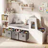 COSTWAY Kinderregal, Bücherregal Kinder in Autoform mit Produktbild-Vorschau 8