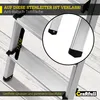 Craftfull Stehleiter CF-133B | Aluminium-Haushaltsleiter - Produktbild-Vorschau 5