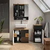 Mobiletto bagno Vicco Eden Antracite 40 x 84 cm, Model Anteprima dell’immagine prodotto 5