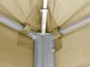Rank Pavillon 3x3m Beige Metallpavillon Polyester PVC Produktbild-Vorschau 4