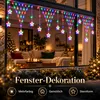 5x0,6 meter LED-lichtgordijn, kerst, sterren, lichtketting, Productafbeelding-voorbeeld 5