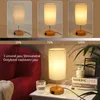 ZMH Sada 2 stolních lamp do obývacího pokoje Dotykové Náhled obrázku produktu 2
