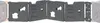 A set of dark gray climbing wall extensions for a play structure, shown against a white background. Produktbild-Vorschau
