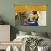 MuchoWow® Wandteppich Wandbehang Milchmädchen - Gold - Produktbild-Vorschau 4