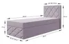 Bett, Boxspringbett DORMI MINI 3, 100x200 cm mit Produktbild-Vorschau 5